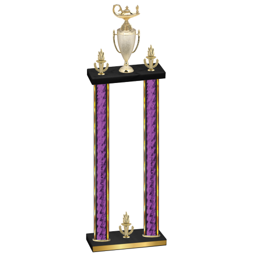 Double Purple Glacier Victory Academics Trophy