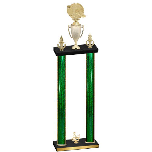 Double Green Glacier Third Place Running Trophy