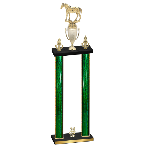 Double Green Glacier Year Horses Trophy
