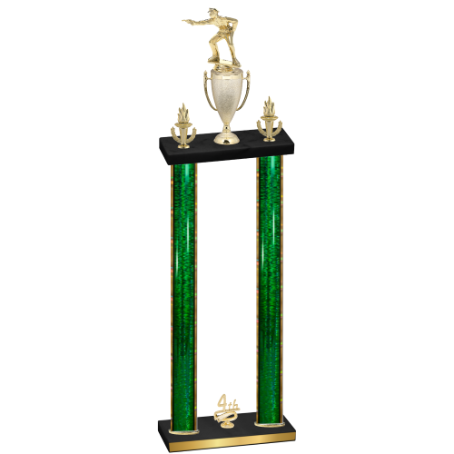 Double Green Glacier Fourth Place Shooter Trophy
