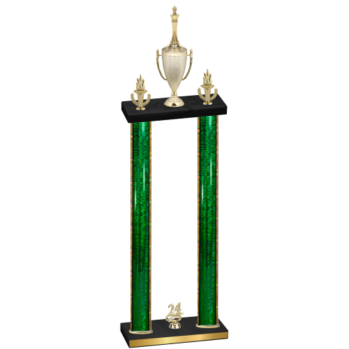 Double Green Glacier Year Chess Trophy