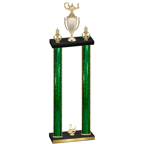 Double Green Glacier Second Place Academics Trophy
