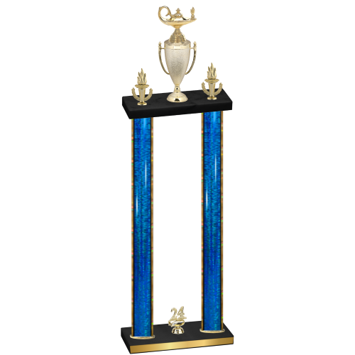 Double Blue Glacier Year Academics Trophy