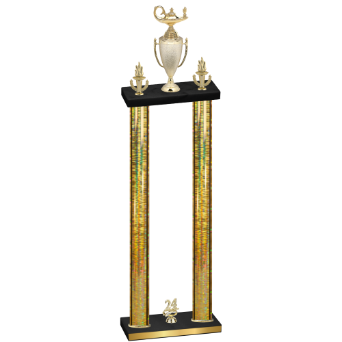 Double Gold Glacier Year Academics Trophy