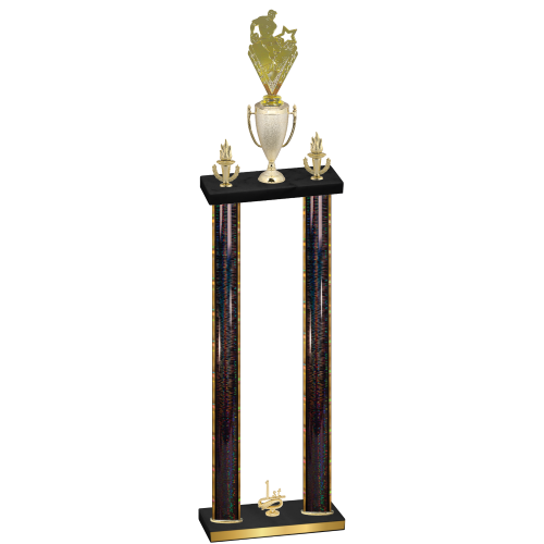 Double Black Glacier First Place Rugby Trophy