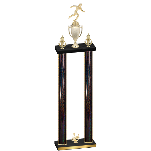 Double Black Glacier Third Place Running Trophy