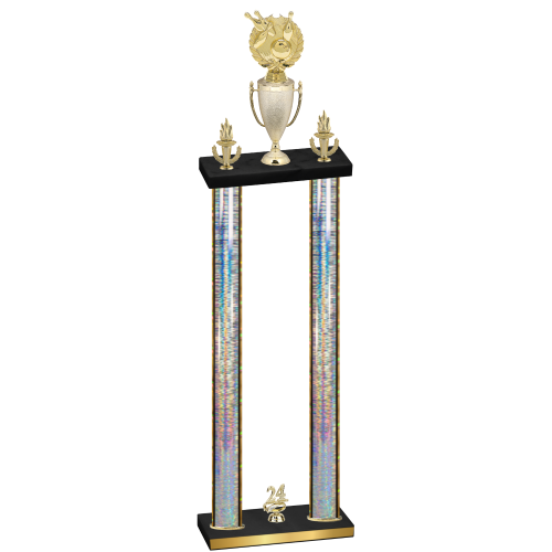 Double Silver Glacier Year Bowling Trophy