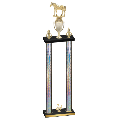 Double Silver Glacier Second Place Horses Trophy