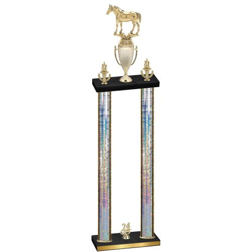 Double Silver Glacier Year Horses Trophy