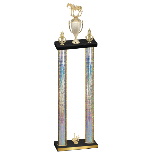 Double Silver Glacier First Place Horses Trophy