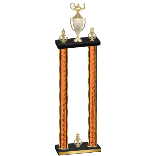 Double Orange Glacier Victory Academics Trophy
