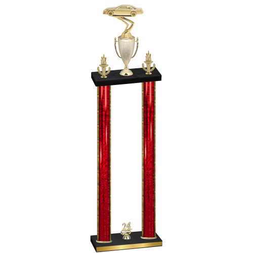 Double Red Glacier Year Cars Trophy