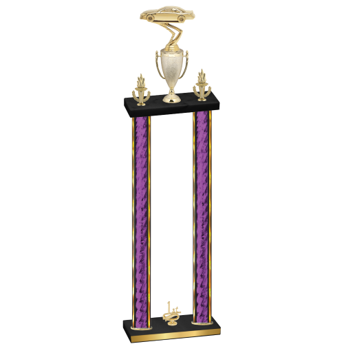 Double Purple Glacier First Place Cars Trophy