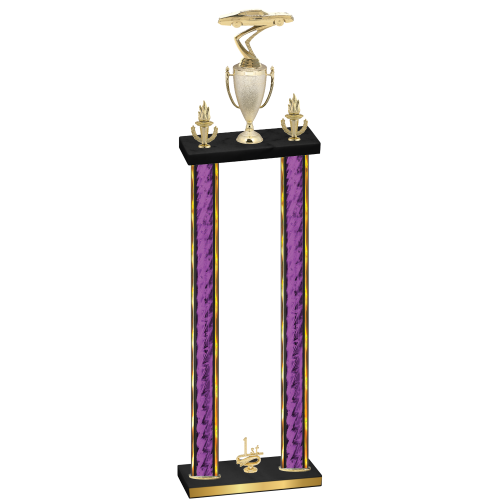 Double Purple Glacier First Place Cars Trophy