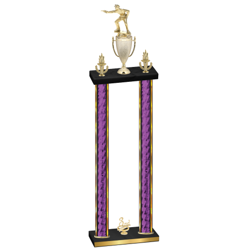 Double Purple Glacier Third Place Shooter Trophy