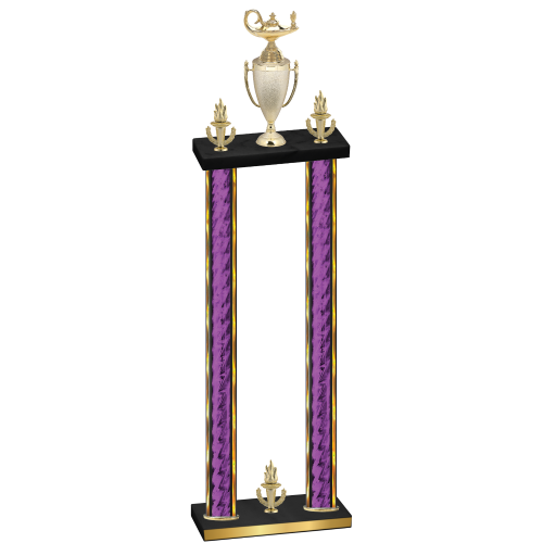 Double Purple Glacier Victory Academics Trophy
