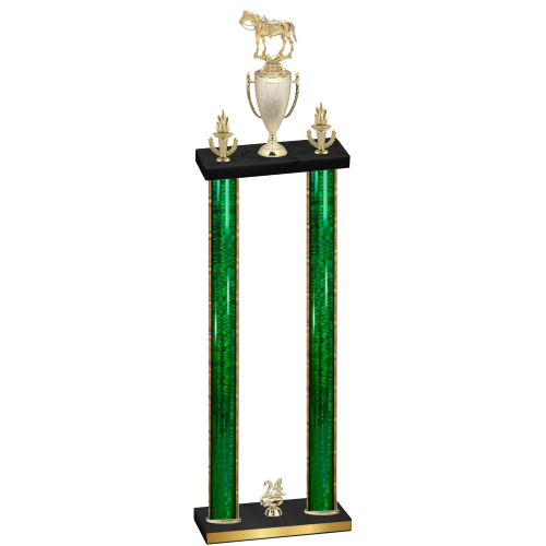 Double Green Glacier Year Horses Trophy