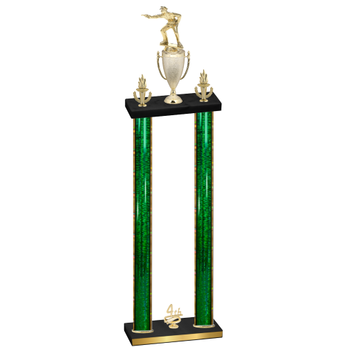 Double Green Glacier Fourth Place Shooter Trophy