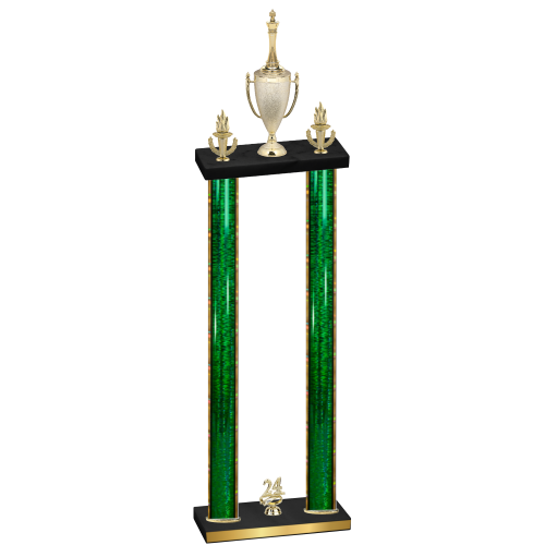Double Green Glacier Year Chess Trophy