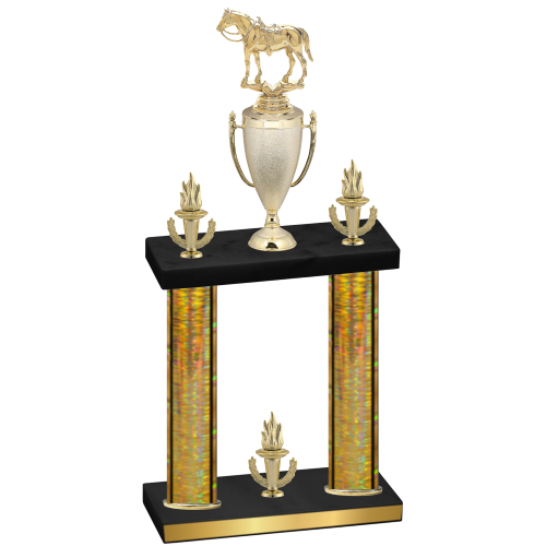 Double Gold Glacier Victory Horses Trophy