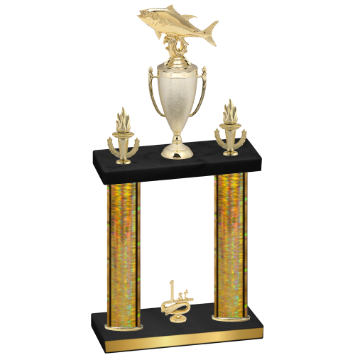 Double Gold Glacier First Place Fishing Trophy