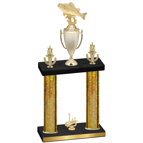 Double Gold Glacier First Place Fishing Trophy