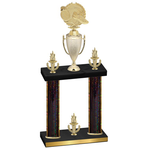 Double Black Glacier Victory Running Trophy