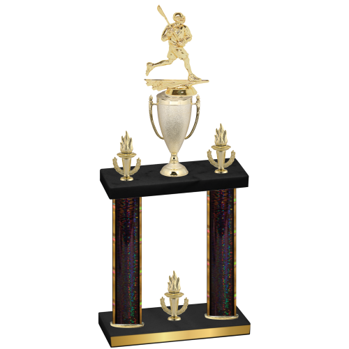 Double Black Glacier Victory Lacrosse Trophy