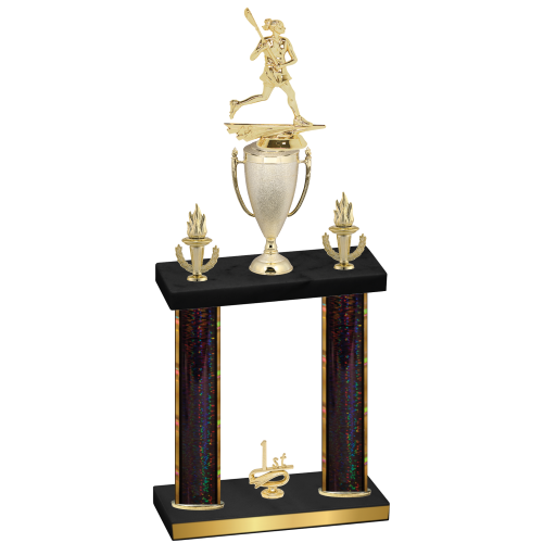 Double Black Glacier First Place Lacrosse Trophy