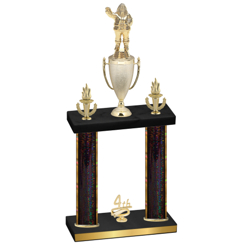 Double Black Glacier Fourth Place Holiday Trophy
