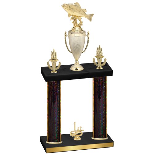 Double Black Glacier First Place Fishing Trophy