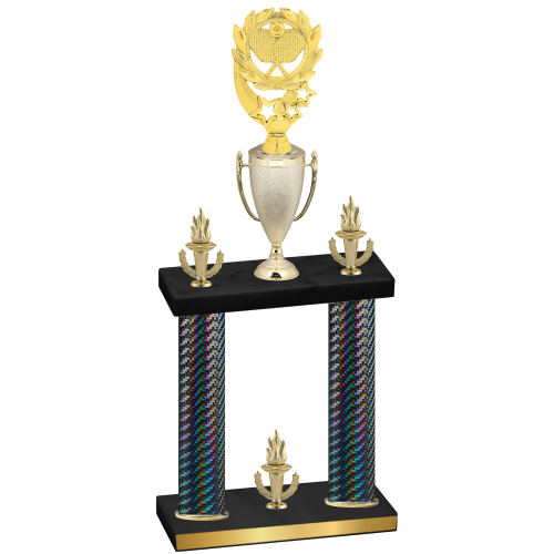Double Black Carbon Fiber Victory Pickleball Trophy