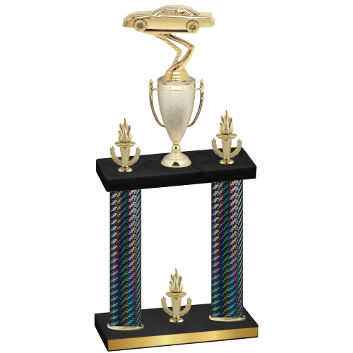 Double Black Carbon Fiber Victory Cars Trophy