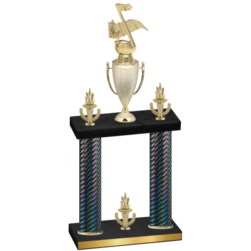 Double Black Carbon Fiber Victory Music Trophy