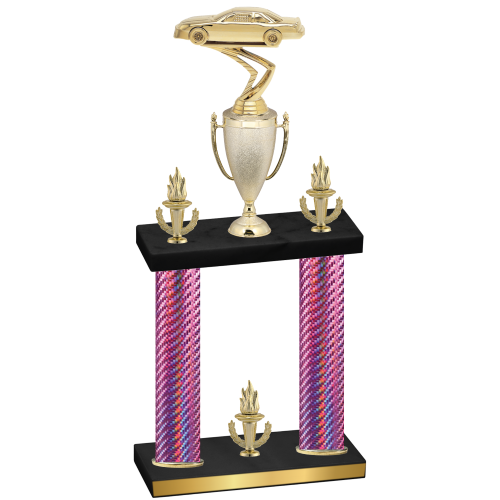 Double Pink Carbon Fiber Victory Cars Trophy