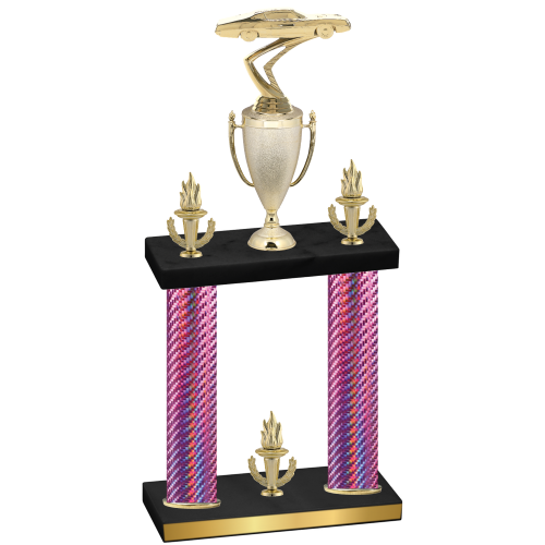 Double Pink Carbon Fiber Victory Cars Trophy