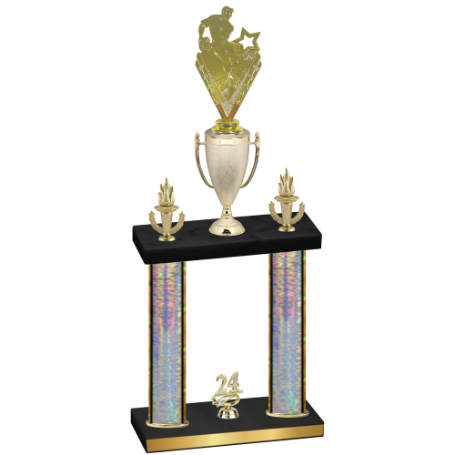 Double Silver Glacier Year Rugby Trophy