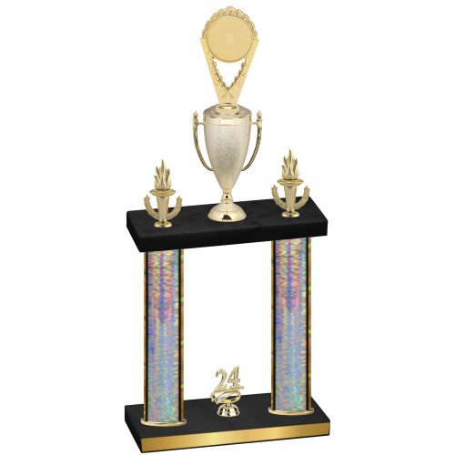 Double Silver Glacier Year Insert Trophy