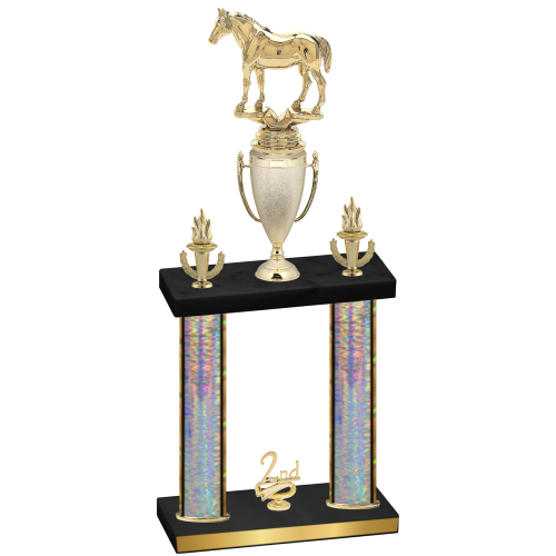 Double Silver Glacier Second Place Horses Trophy