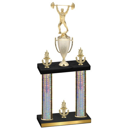 Double Silver Glacier Victory Weights Trophy