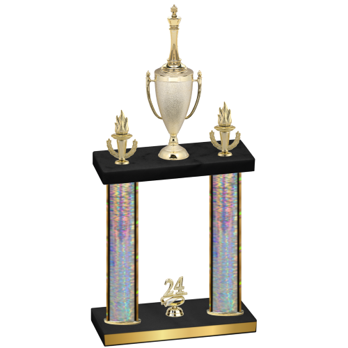Double Silver Glacier Year Chess Trophy