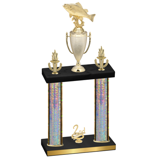 Double Silver Glacier Second Place Fishing Trophy