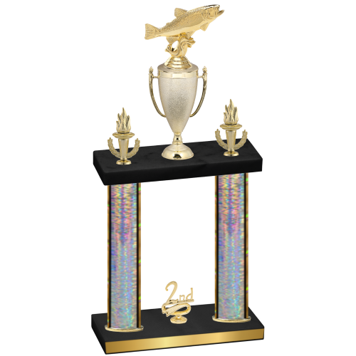 Double Silver Glacier Second Place Fishing Trophy