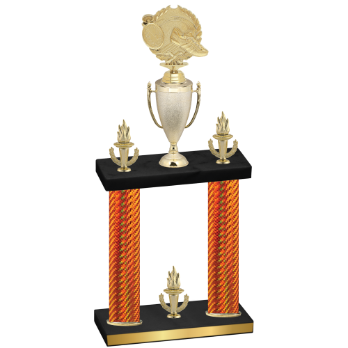 Double Orange Carbon Fiber Victory Running Trophy