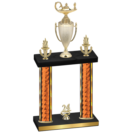 Double Orange Glacier Year Academics Trophy
