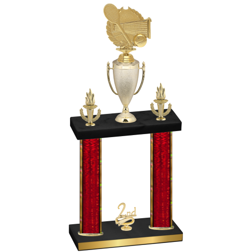 Double Red Glacier Second Place Tennis Trophy
