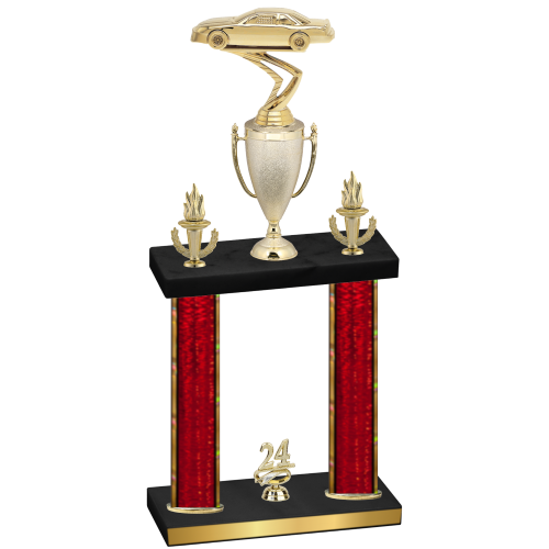 Double Red Glacier Year Cars Trophy