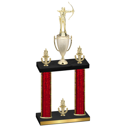 Double Red Glacier Victory Archery Trophy