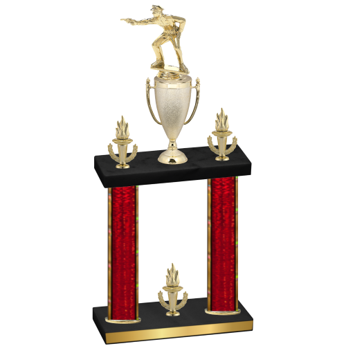 Double Red Glacier Victory Shooter Trophy
