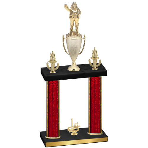 Double Red Glacier First Place Holiday Trophy